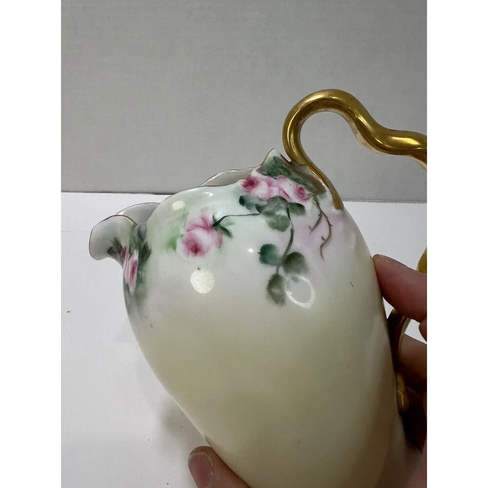 Rosenthal China Germany Classic Rose Collection 5.5” Creamer Jug Iris Gold gild